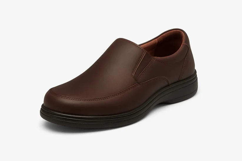 Men's Black Formal Slip-On Comfort Shoe